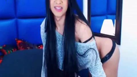 Eine Lady-Twink, die von Sex besessen ist