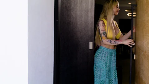 Transfixed: Caucasian Trans Takes on Doggy Style with a Twist