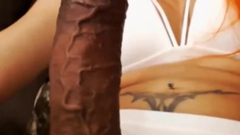 filthy Trans gal With brunette hair penis