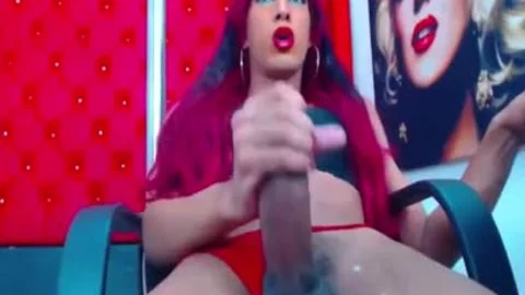 Redhead tranny likes To jack off