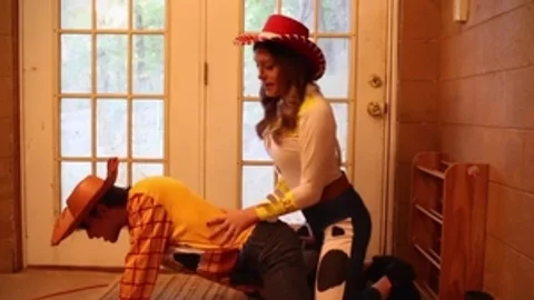 Cosplay Toy Story Shelady Jessie knallt Woody