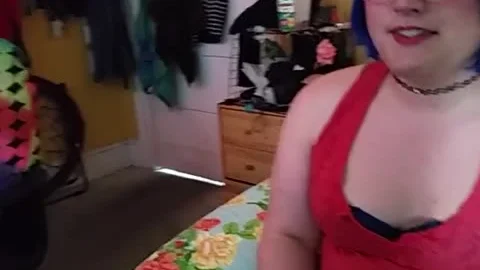 Trans gal Roleplay Deepthroat ass W messy (not) daddy man